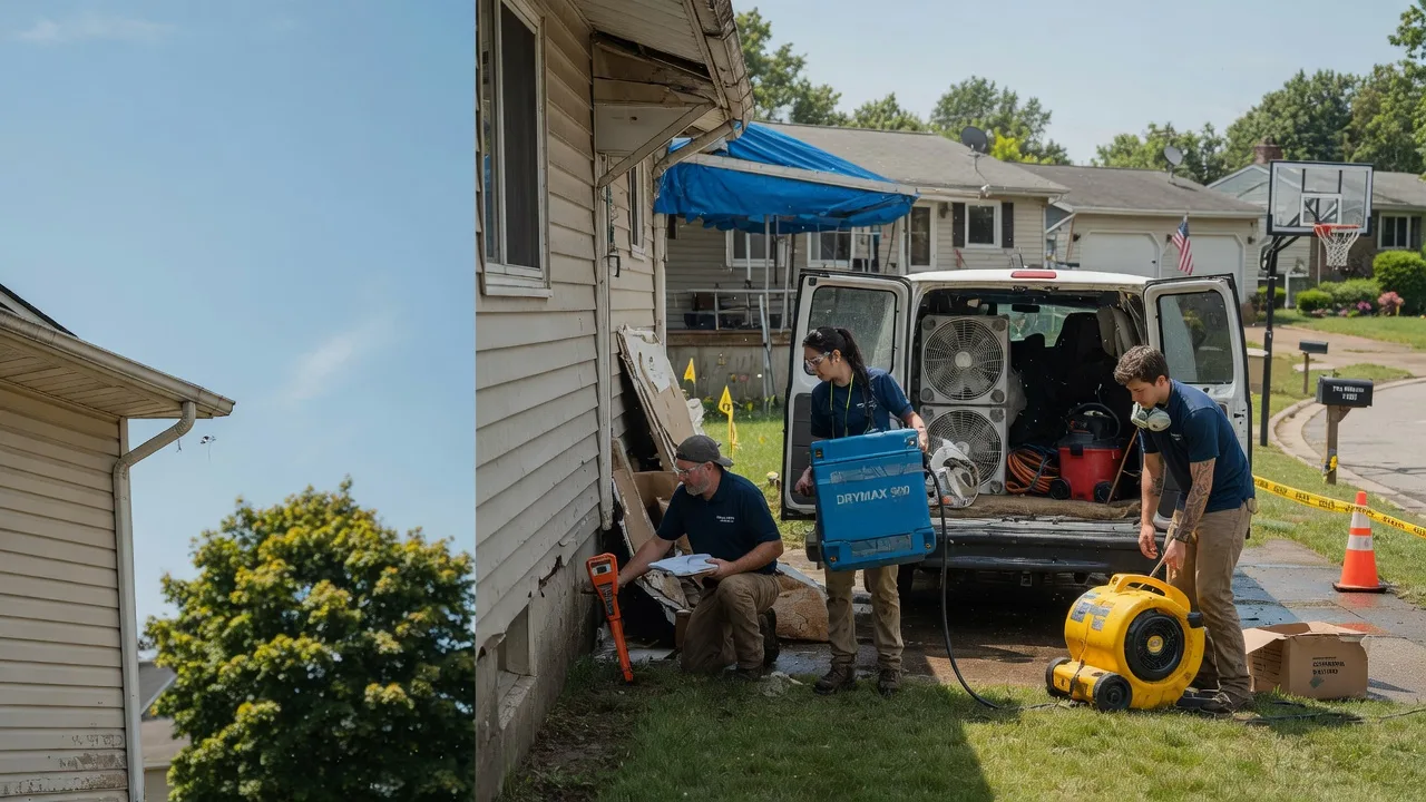 Ceiling Leak Cleanup in East Branch, NY near me